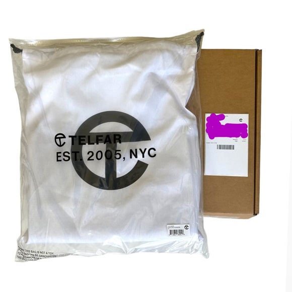 Telfar Medium Tote Shopping Bag Black - Picture 6 of 11